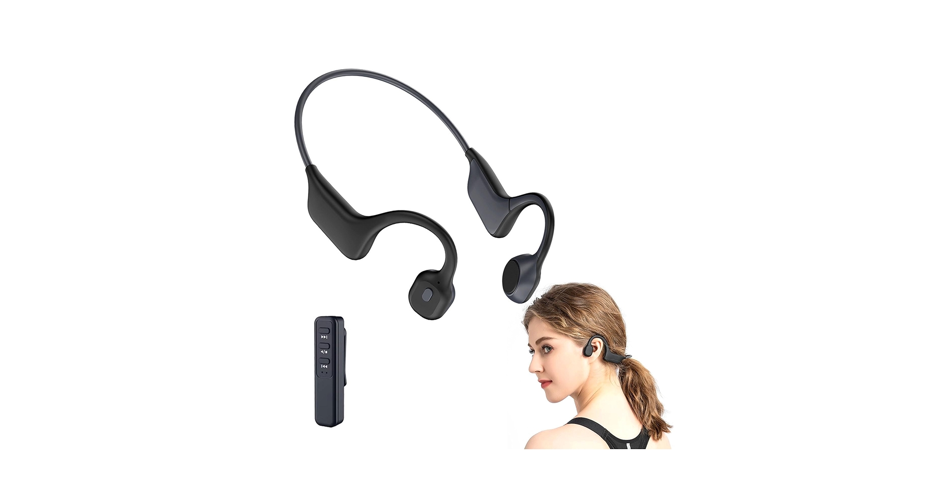 【新品未開封】　集音器 骨伝導 イヤホン 軽量 ワイヤレス USB充電式 Amazon.co.jp: JTT Online (USB充電器付) 骨伝導 集音器