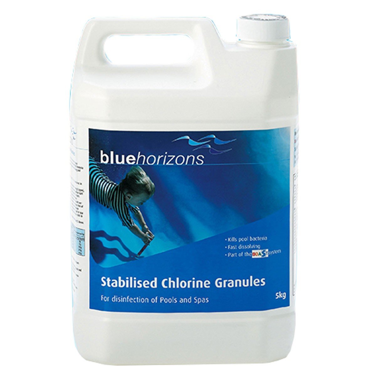 Blue Horizons BWP234-5 stabilizes chlorine granules, 5kg
