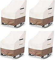 Vista 15 de Funda para Sofá de Exterior para Muebles de Patio - Funda Resistente Impermeable para Sofá de Patio de 3 Plazas para Todo Clima, 79"x38"x35" (Beige)