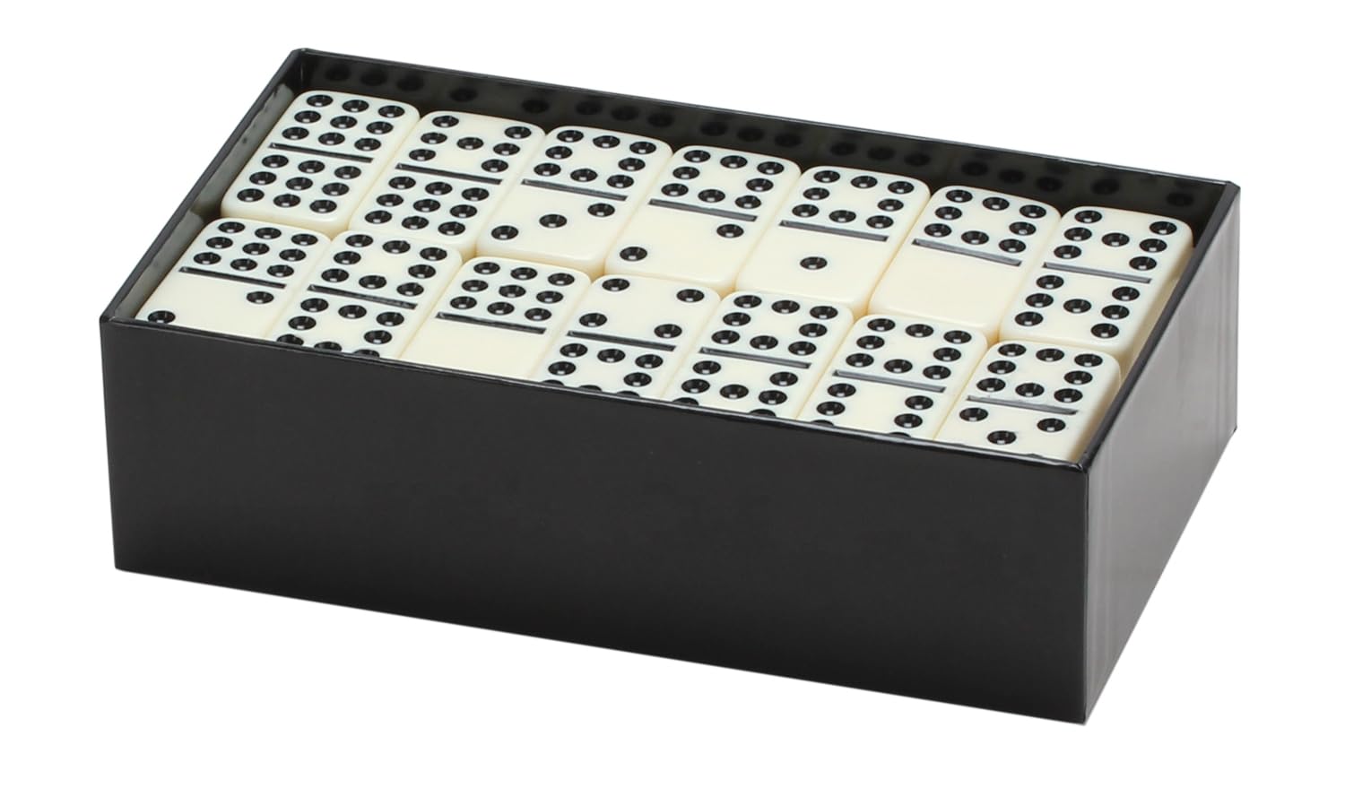 Amazon.com: CHH Double 9 Jumbo Dominoes Set, 55-Piece Ivory Domino