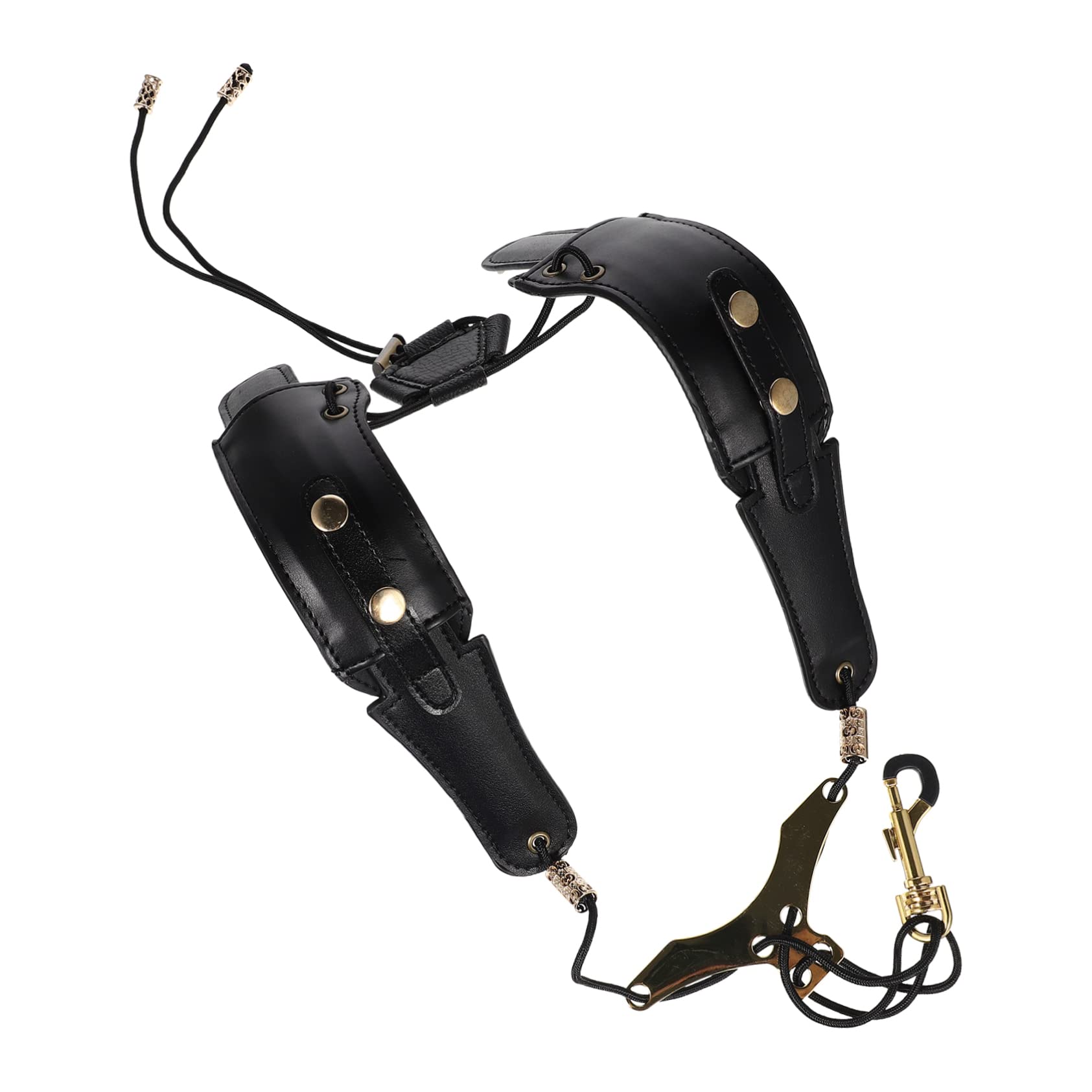 TOYANDONA Tracolla Imbottita Per Saxofono Cinghia Traspirante Per Soprano Tenore e Baritono Supporto Ergonomico Per Musicisti Professionisti e Principianti