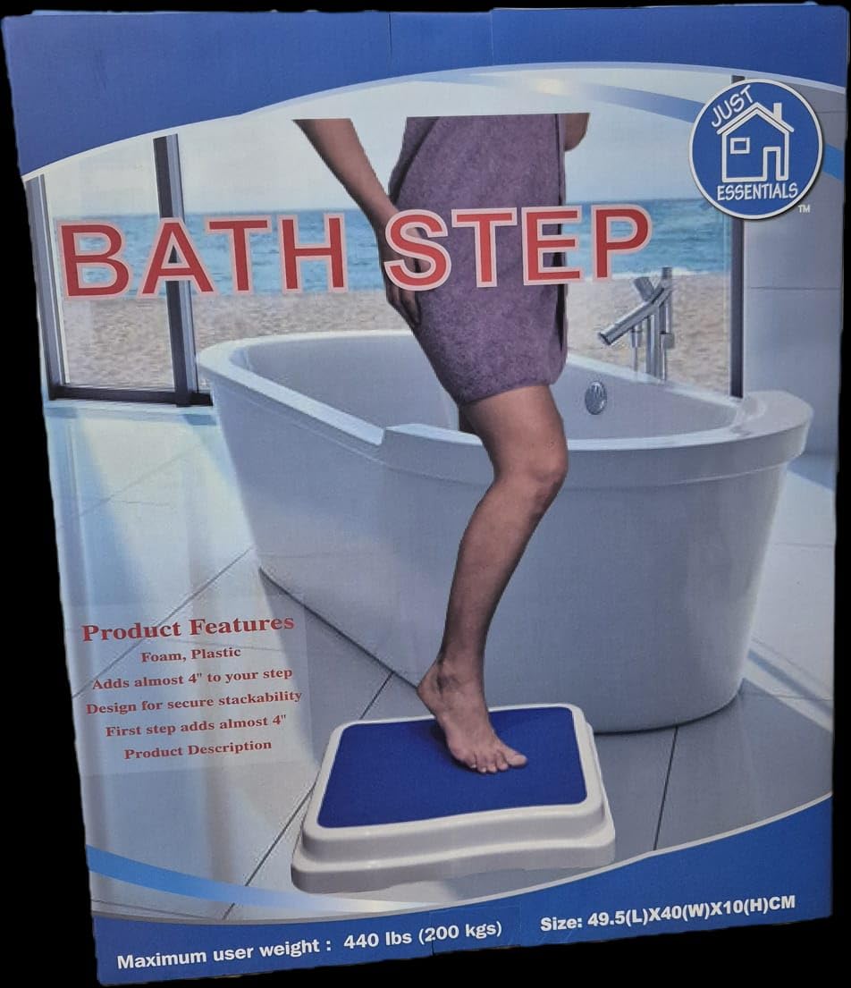 Kandall Taburete antideslizante para baño, antideslizante, ayuda modular para ancianos y discapacitados, mejora la movilidad y seguridad de la ducha y el baño