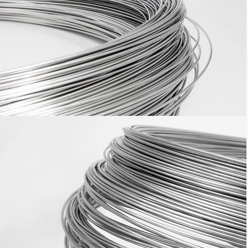 1/5/10M 304 Stainless Steel Single Wire Rope Soft Flexible Cable 0.1/0.2/0.3/0.4/0.5/0.6/0.8/1/1.2/1.5/2/3mmm Craft Jewelry - (Width: 0.4mmX10meters)