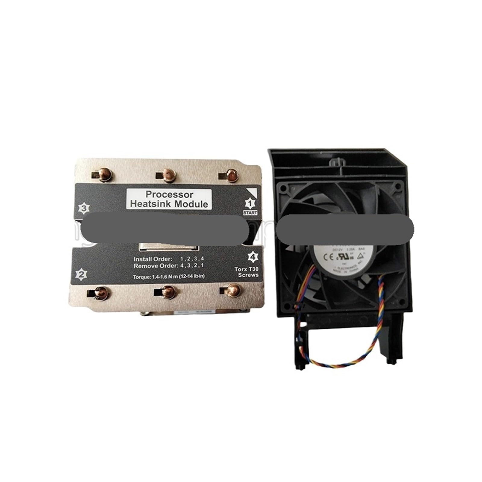 Dissipateur de chaleur ST558 avec ventilateur 01KP749 pour serveur ThinkSystem ST550