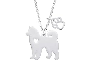 Husky Dog Breed Stainless Steel Necklace