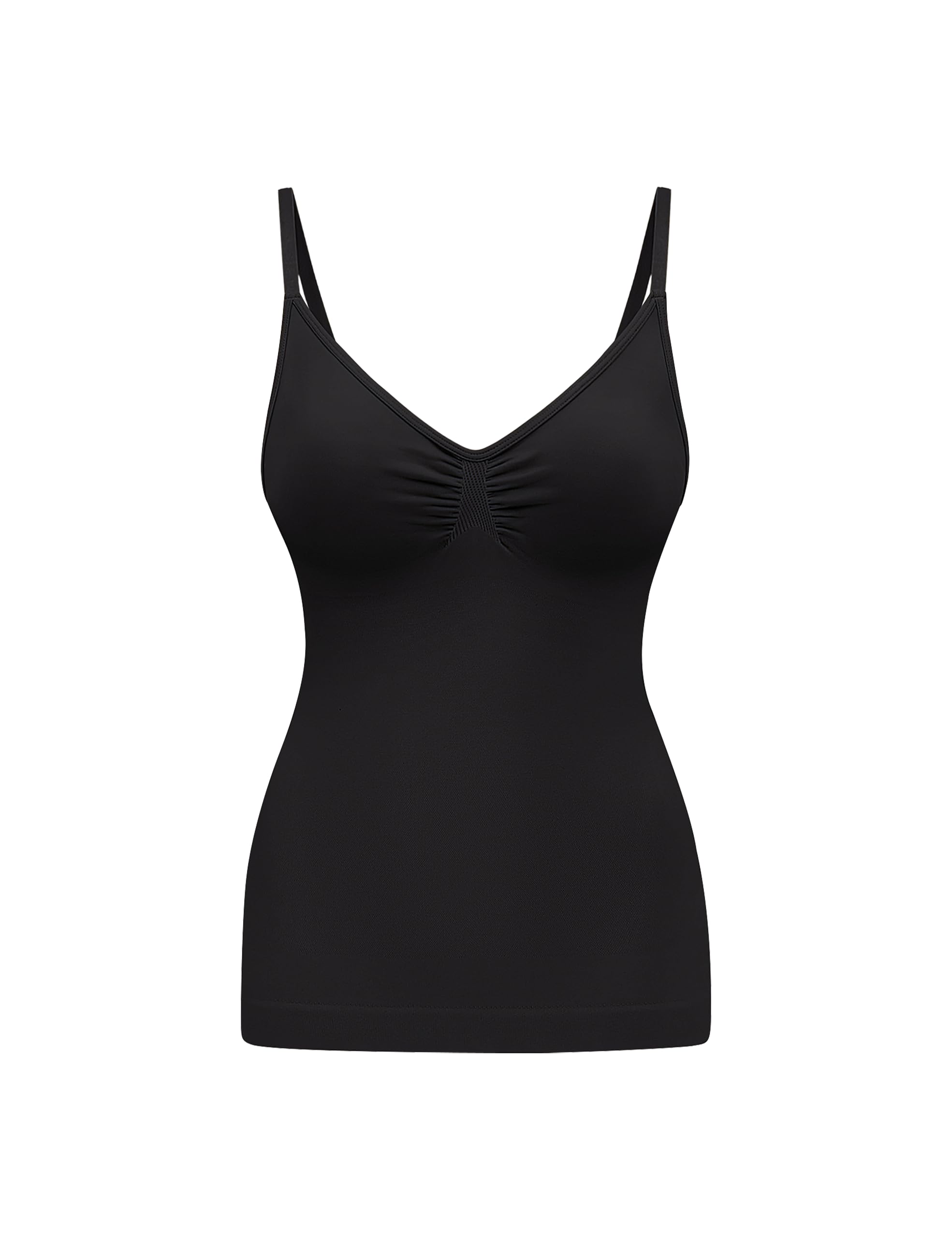 EUYZOU Womens Tummy Control Shapewear Tank Tops Seamless V-Neck Compression Tank Tops Body Shaper Camisole
