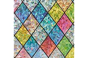 Window Film Color: SUNBABY Stained Glass Window Film