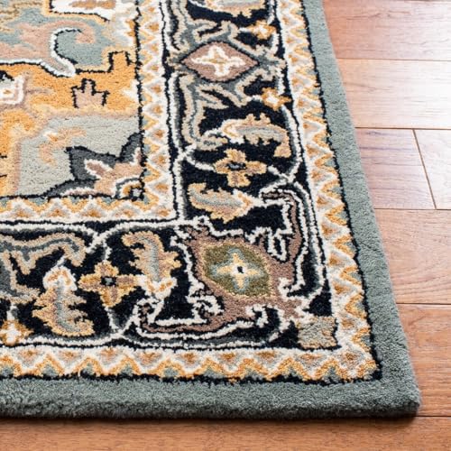 Image of Hand Tufted Modern Design Exported Collection High Low Pattern Wool Carpet for Living Room, Bedroom & Hall (Multi 4, 5 x 7 Feet)