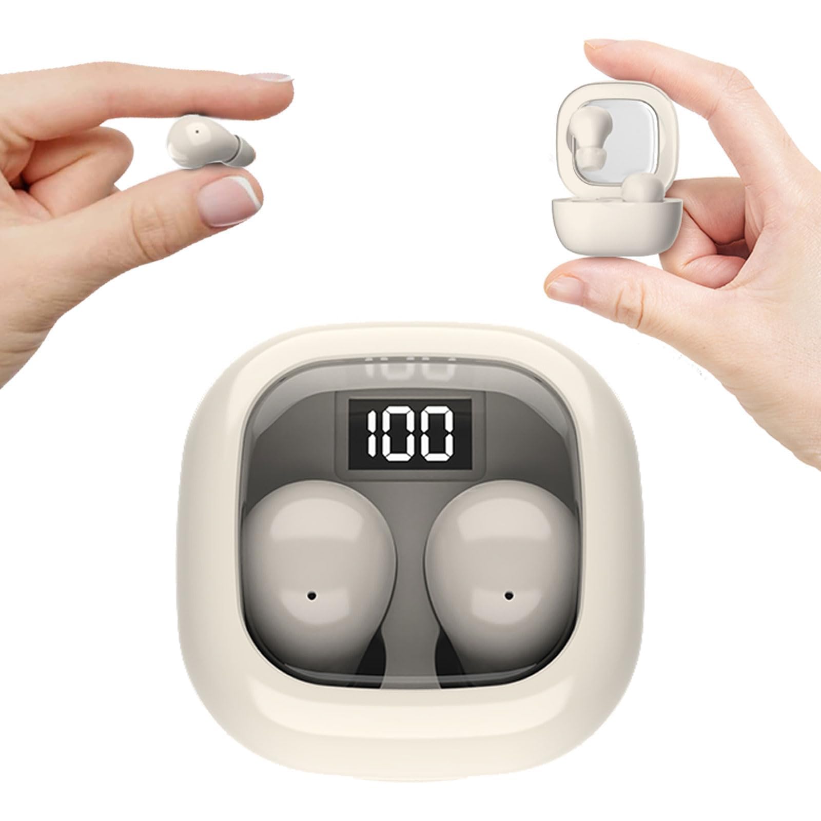 Invisible Mini Sleep Earbuds Ear Buds for Side Sleepers Sleeping Small Ears Canals Women Wireless Bluetooth Low Profile