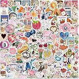 200PCS Y2K Aesthetic Stickers, Coquette Girl Aesthetic Stickers, Coquette Room Decor Vintage，Cute Vinyl Waterproof Stickers for Laptop Water Bottle Cell Phone Skateboard Luggage