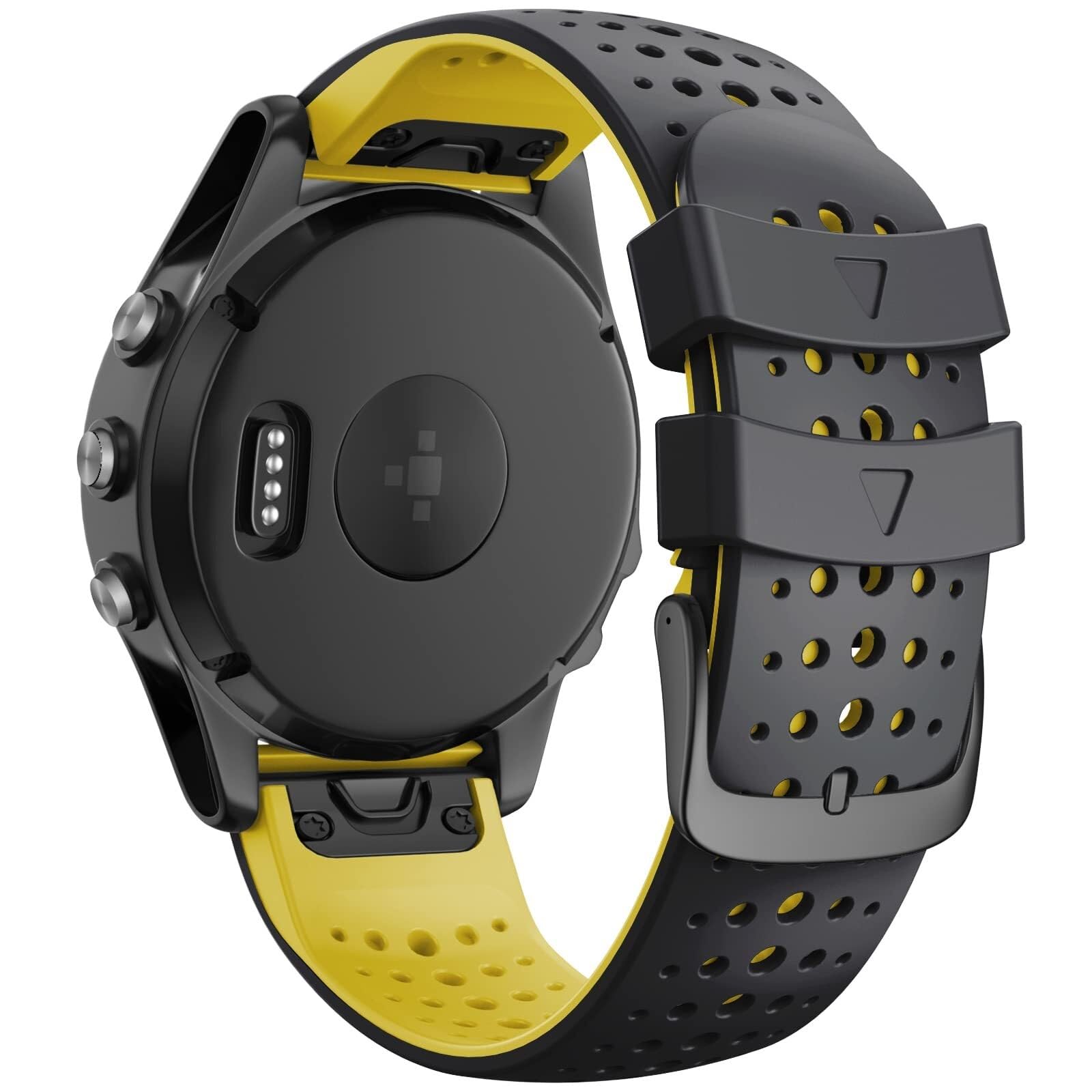 22 mm pour 5 Watch Band Easy-ATS Silicone Soft Sport Remplasment 7 / Plus / 6/6 Pro Smartwatches