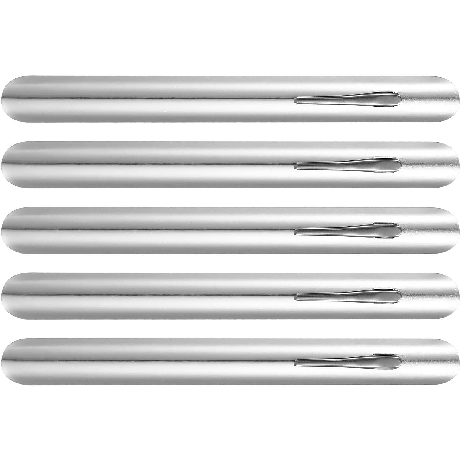 Zerodeko 5Pcs Stainless Steel Crumb Scraper Set with Clip Compact Bread Crumb Sweeper for Restaurant Kitchen Table Cleaning Tool