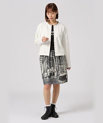 アニエスベー カーディガン【美品】 NU37 CARDIGAN アーティスト ジップカーディガン
