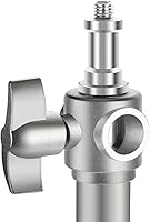 Vista 7 de NEEWER Kit de 2 soportes para luz, 200 cm/79 pulgadas, soporte de trípode resistente de acero inoxidable con adaptador de 1/4" a 3/8" para Softbox