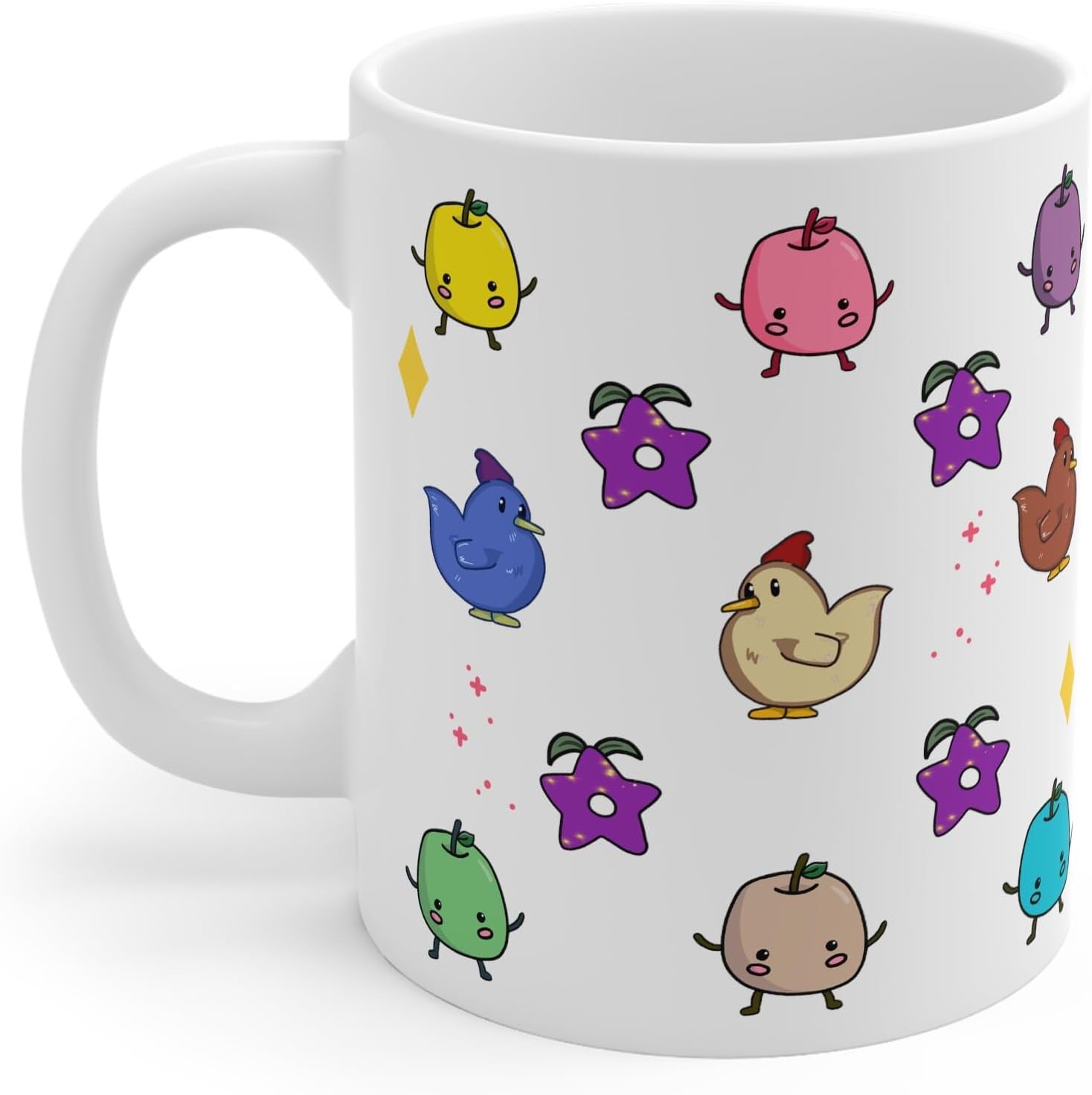 Junimo And Chickens Stardew Valley Inspired Mug Stardew