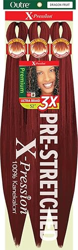 Miniatura 7 de Outre X-Pression Braid-Trenza preestirada de 52 pulgadas, 3 paquetes de 5 (2T1B130S)