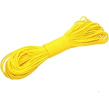 100ft Type III 7 Strand Core Paracord 550 Parachute 19# Yellow
