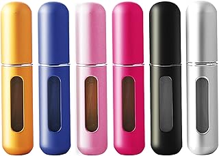 6 PCS Travel Perfume Spray Bottle，5ml Portable Mini Refillable Perfume Atomizer Bottle Empty Perfume Spray Bottle Fragrance Atomizer Perfume Atomiser Bottles Perfume Bottle Scent Bird Perfume Case