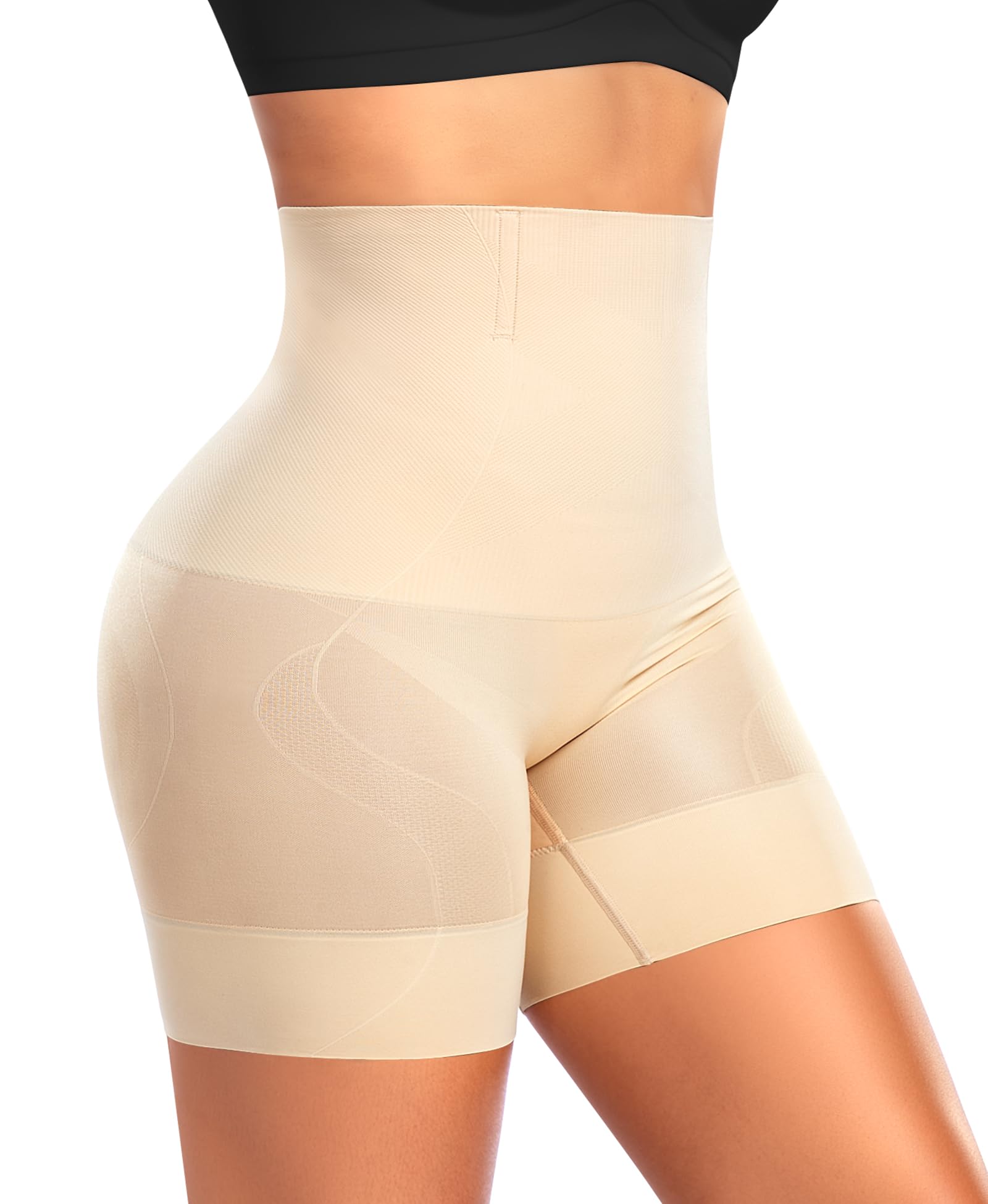 Shapewear Shorts for Women Tummy Control High Waist Shaping Shorts Body Shaper Panties Underwear Slip Shorts Under Dresses