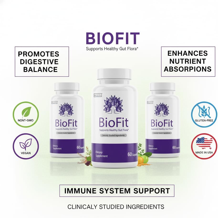 Biofit Probiotic Pills Bio Fit Supplement (60 Capsules) (3)