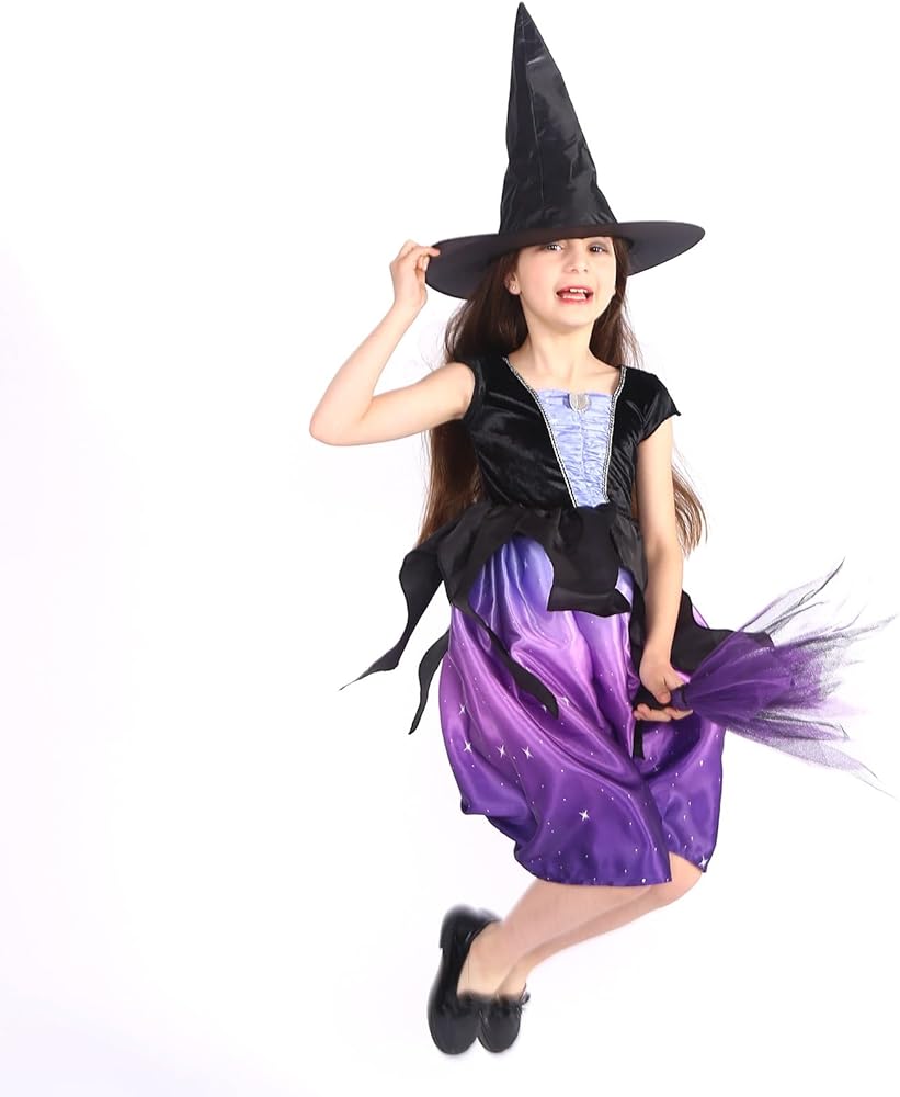 Amazon.co.jp: [Shopyruder] 魔女 コスプレ 子供 ドレス 魔法使い 衣装