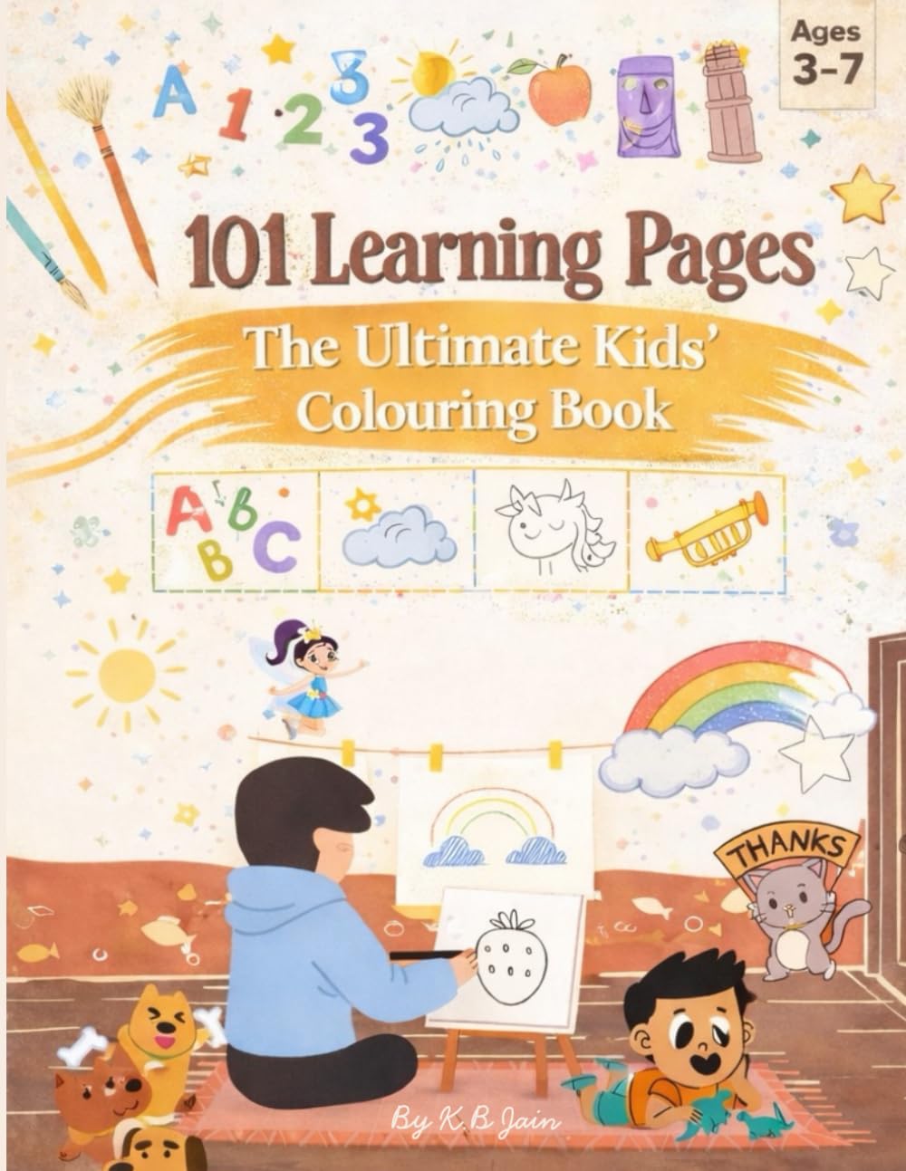 101 Learning Pages: The Ultimate Kids' Colouring Book