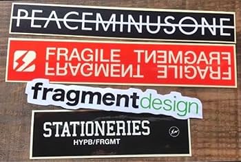 Amazon.co.jp: FRAGMENT藤原ヒロシ & PEACEMINUSONE ステッカー