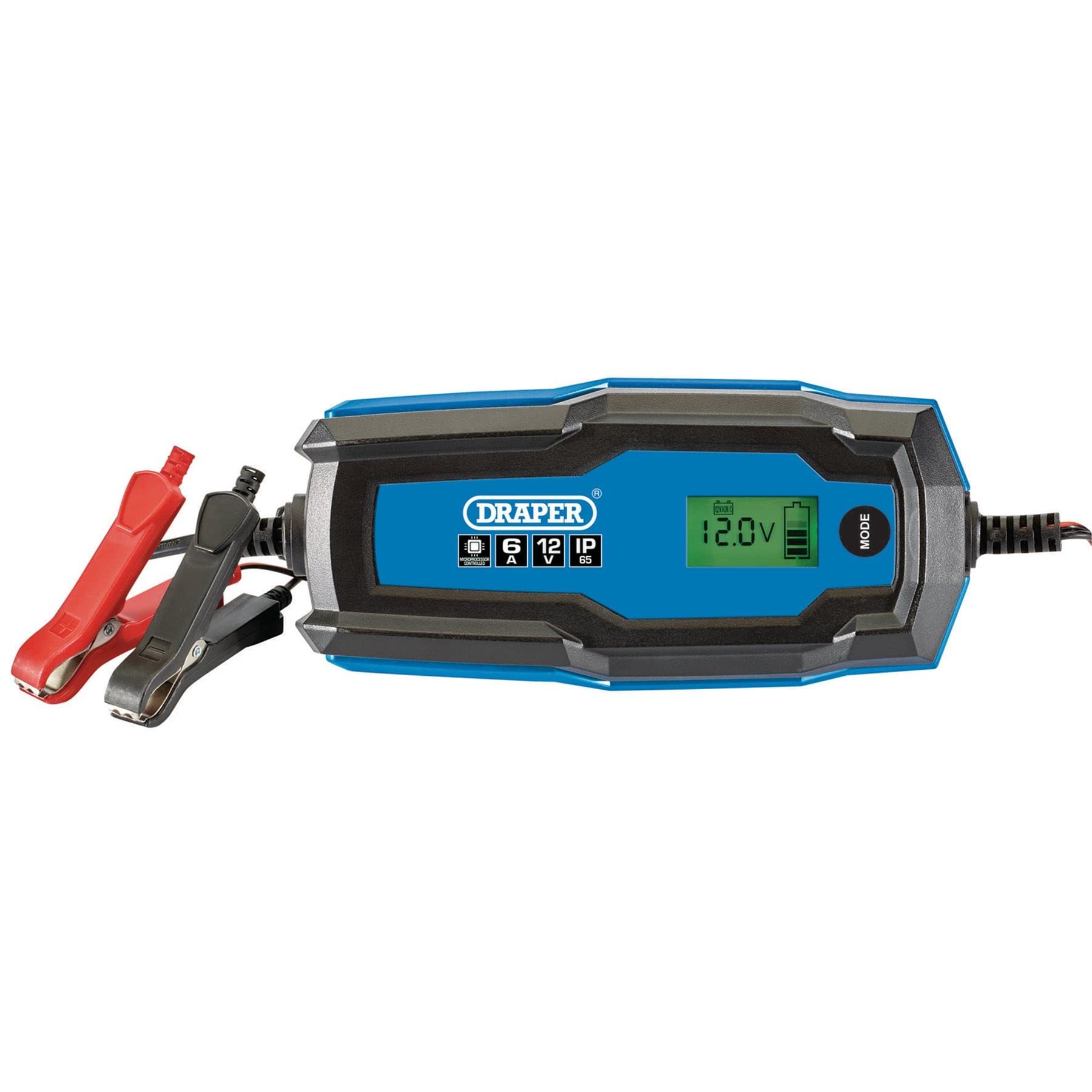 Draper 6A 12V SMART BATTERY CHARGER 53490 53490 6/12V Smart Charger and Battery
