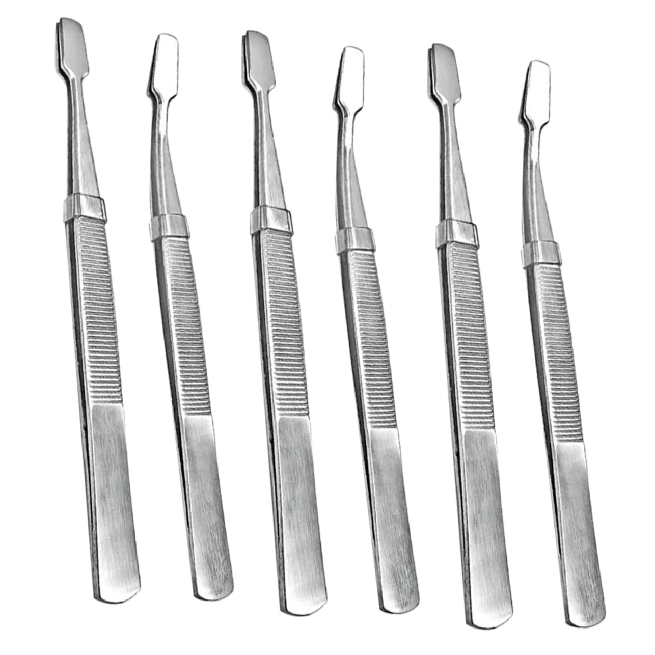 ERINGOGO 6pcs Sticker Tweezers for Crafting Hobby Tweezers for Stamp Applicator Jewelry Making Eyelash Application