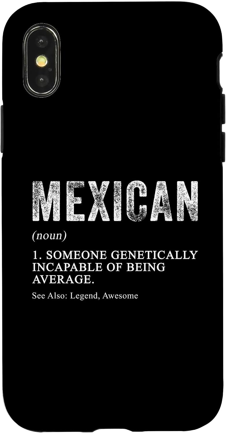 Mexican Definition Heritage Funny Mexican Themed Party Case for iPhone XR image 5