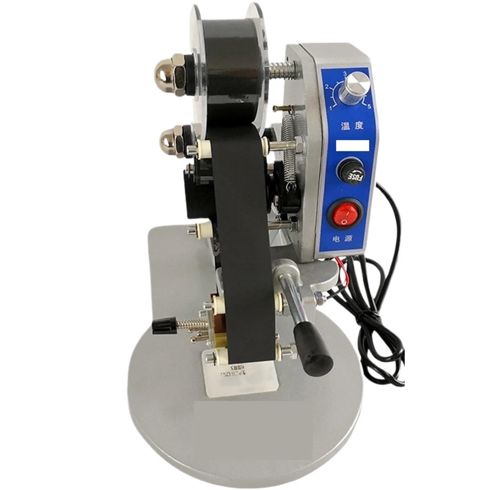 CVFRDD Hot Stamping Machine Kit Ribbon Date Code Printing Machine Expiry Manual Hot Foil Stamping Printer Tools Thermal