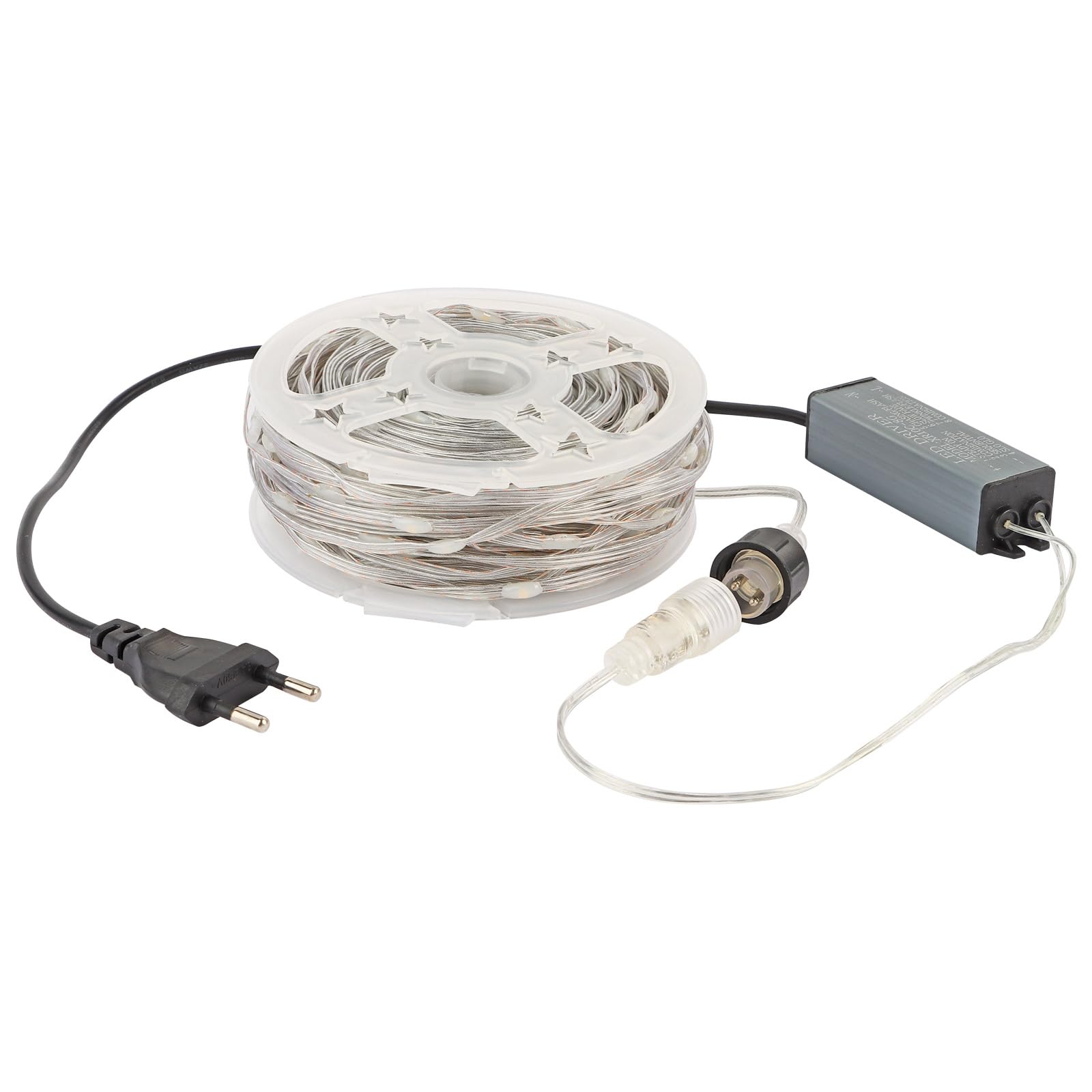 Guirlande Lumineuse Exterieure AC 220V 50M 400leds avec Prise, 50 Meters Blanc Chaud Chaine de Lumieres LED IP65 Etanch avec 8 Modes for Interieur Exterieur Decor (Blanc Chaud, 50M)