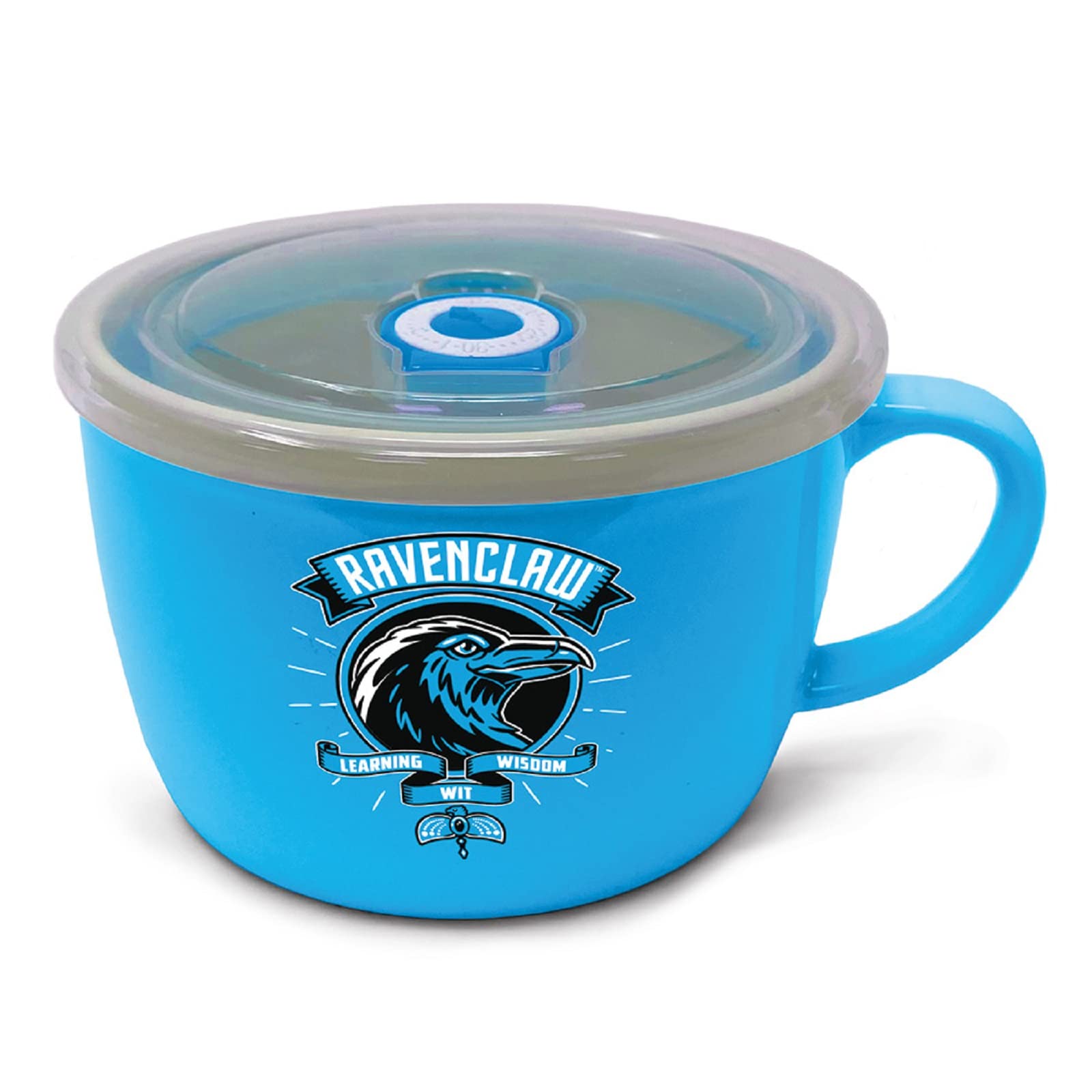 Harry Potter Soup and Snack Mug, Ravenclaw Eagle Crest Design, 60cm0ml - Official Merchandise, Blue, 6 centimeters x 10 centimeters
