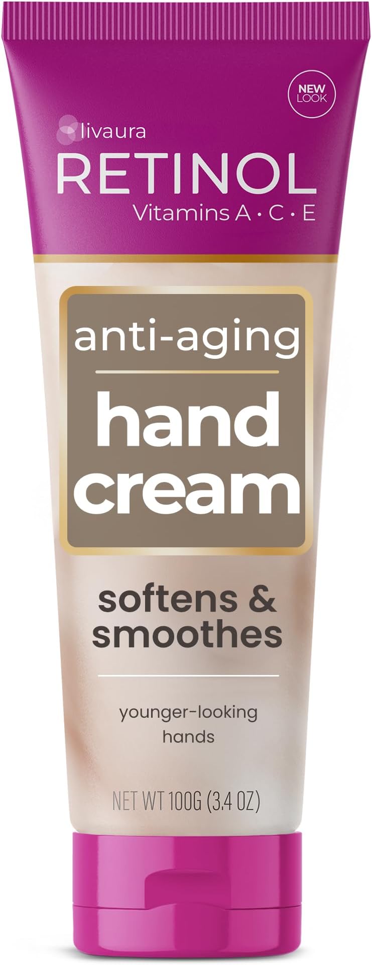 Retinol Anti-Aging Hand Cream – The Original Retinol Brand For Younger Looking Hands –Rich, Velvety Hand Cream Conditions & Protects Skin, Nails & Cuticles – Vitamin A Minimizes Age’s Effect on Skin