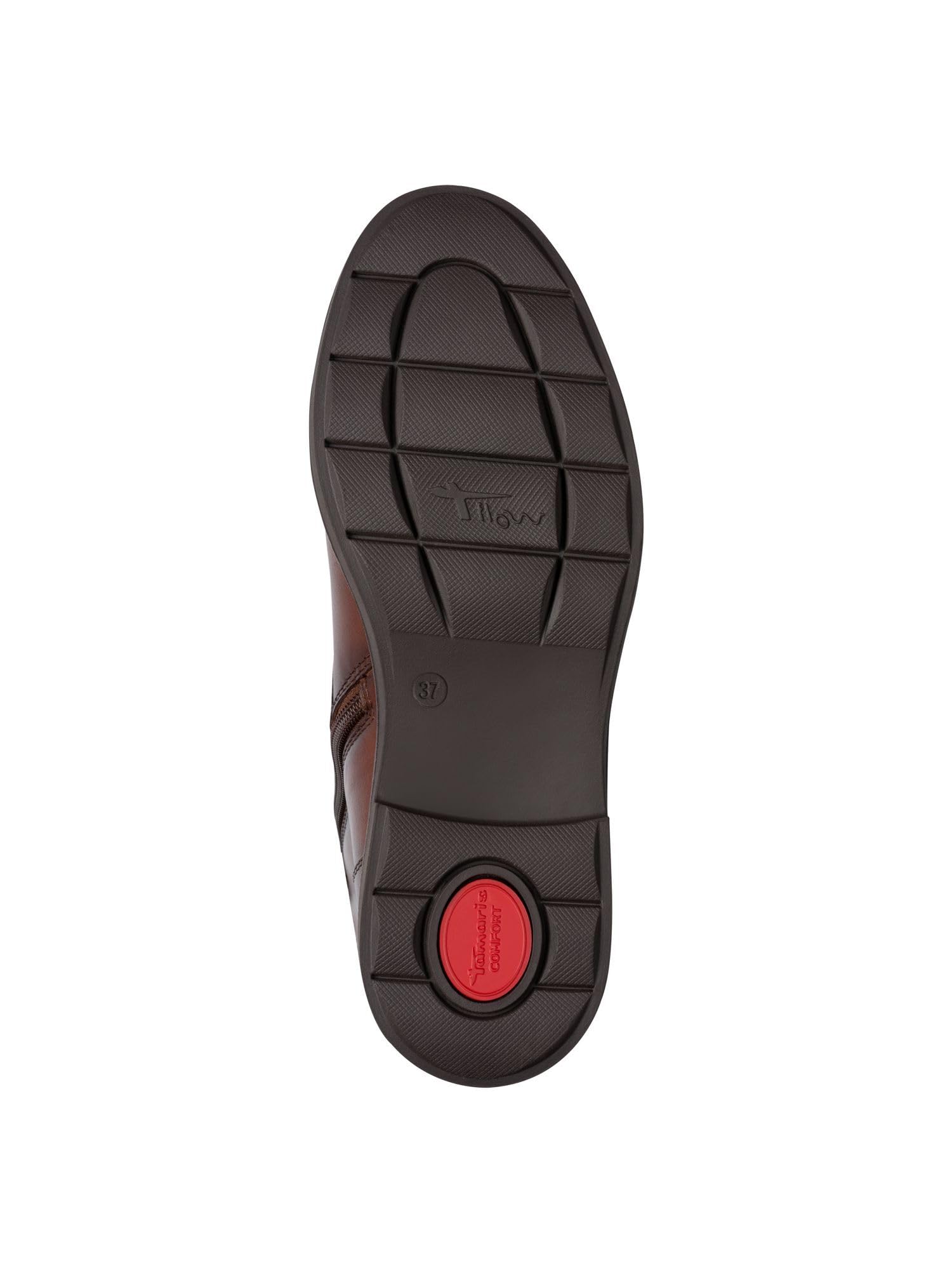Tamaris Kobiety Tamaris Comfort Lace Boot FlatBut do środka łydki