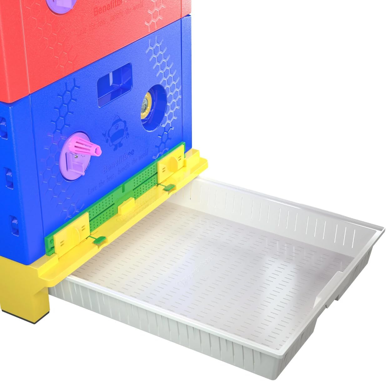 Generic Plastic Insulated Beehive 3 Layers, Great in The Market, RED/BLUE, BH - 03