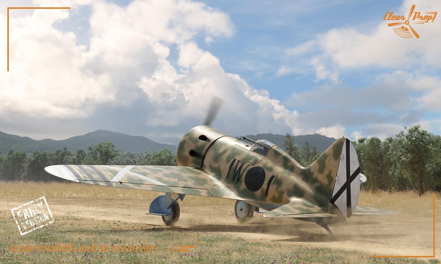 Amazon | クリアープロップ 1/48 I-16 タイプ5 初期 スペイン上空