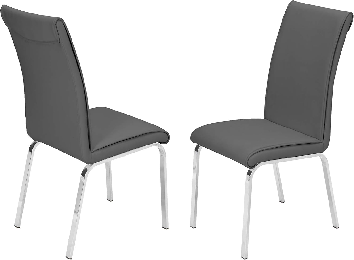 Best Quality Furniture Dining Chair (Set of Two), gray Chairs