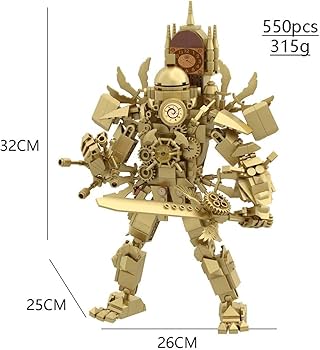 Amazon.co.jp: Skibid トイレブロックおもちゃ、アップグレードされた