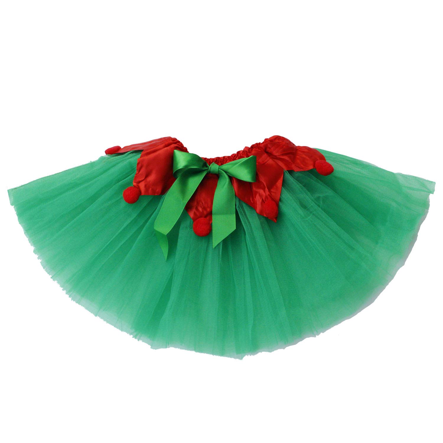 Christmas Tutu for Women Girls Baby Elf Costume Red Green Tutu Skirts