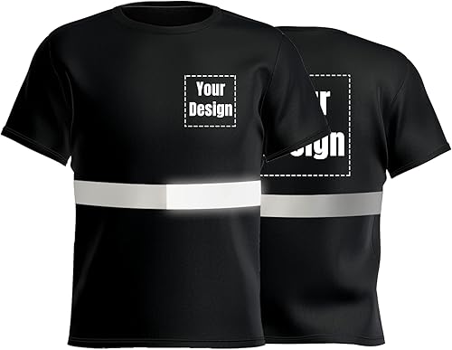 Miniatura 7 de Camisetas reflectantes de seguridad de alta visibilidad personalizan su logotipo