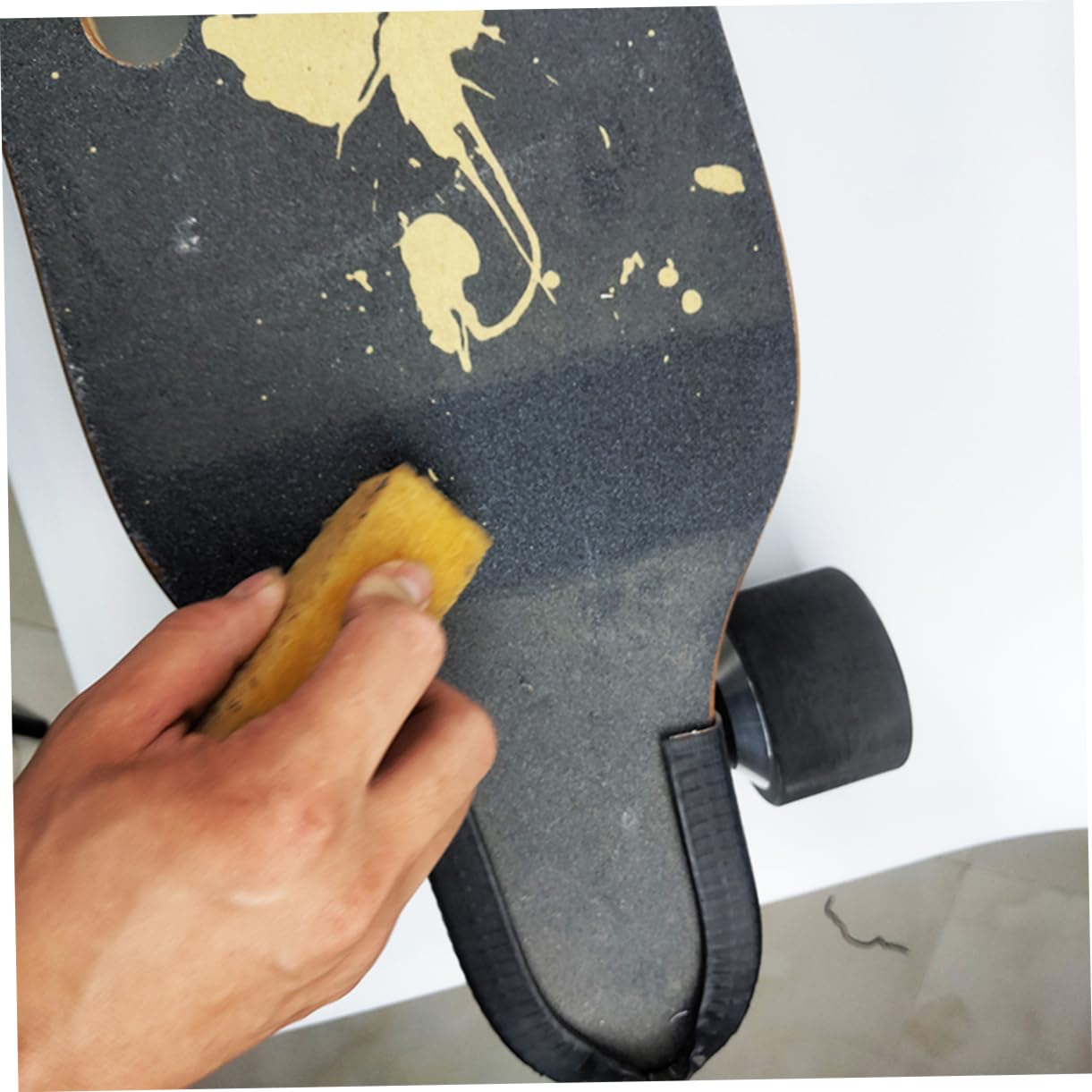 HANABASS 2 Pièces Gomme de Nettoyage pour Skateboard Outil Abrasif pour Ponçage et Entretien Effaceur de Bande Abrasive pour Skate Nettoyage Rapide Surfaces