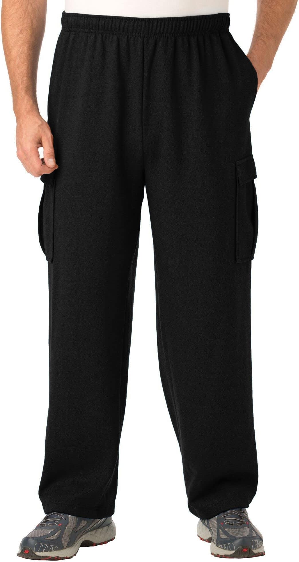 KingSize Men's Big & Tall Fleece Cargo Sweatpants