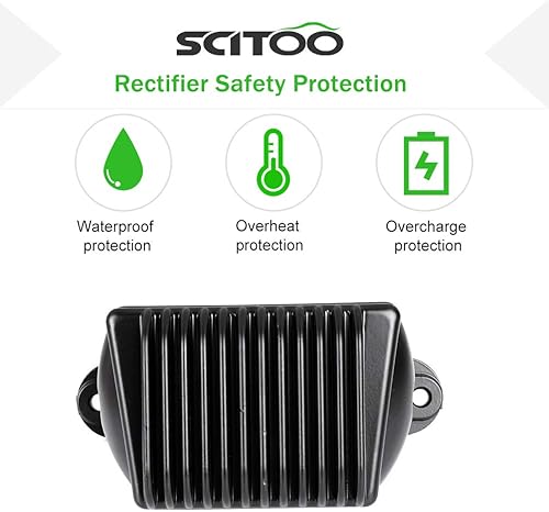 Miniatura 4 de SCITOO 74505-06A 498276 Regulador de Voltaje Rectificador 2006-2008 para Glide para Road Glide para Road King para Street Glide