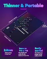 Sehawei Arcade Stick R16 16 gombos arcade kontroller PC/PS3/PS4/Switch-hez RGB LED 2