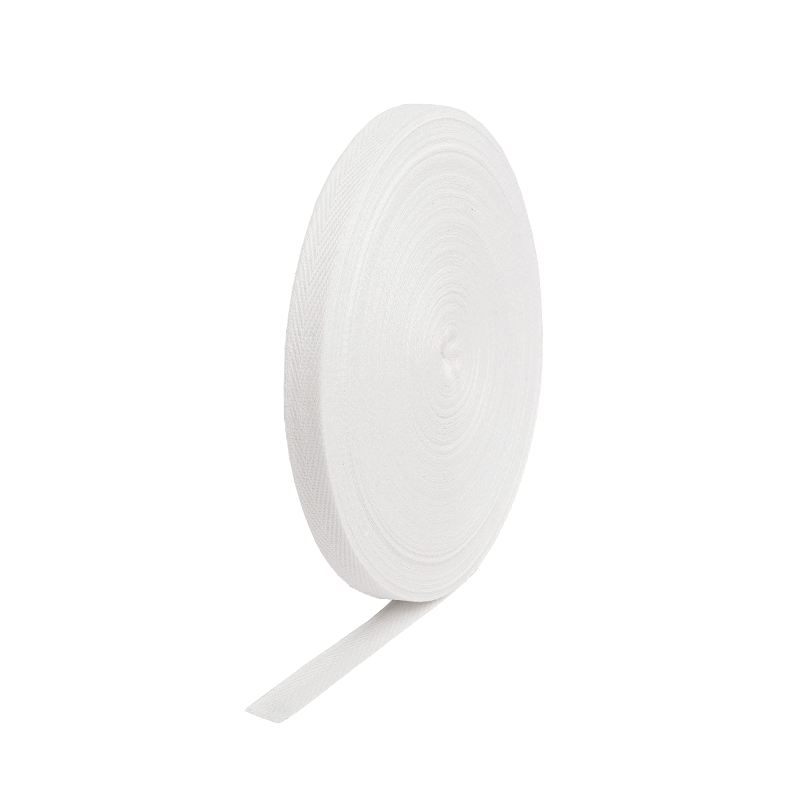 Kraftz Cotton Bias Binding Tape 20Mm 50M White For Sewing