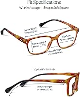 Vista 28 de Peepers by PeeperSpecs Women's Nature Walk Soft Square Reading Glasses