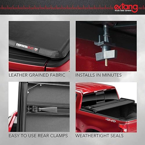 Miniatura 4 de RealTruck Extang Trifecta Toolbox 2.0 - Cubierta plegable suave para caja de camioneta | 93450 | Compatible con Chevy/GMC Silverado/Sierra 1500