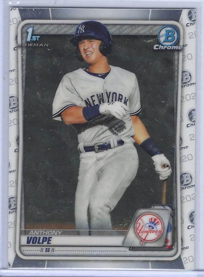 Anthony Volpe 2020 Bowman Chrome 1st Bowman Prospect #bcp-139 - Baseball Cards
