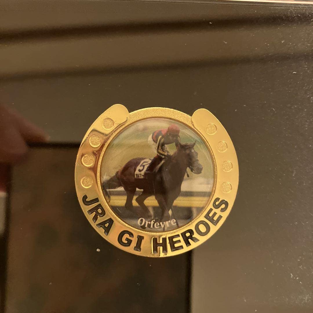 JRA】GI HEROES ピンバッジ・カードシールセット JRA GⅠ HEROES